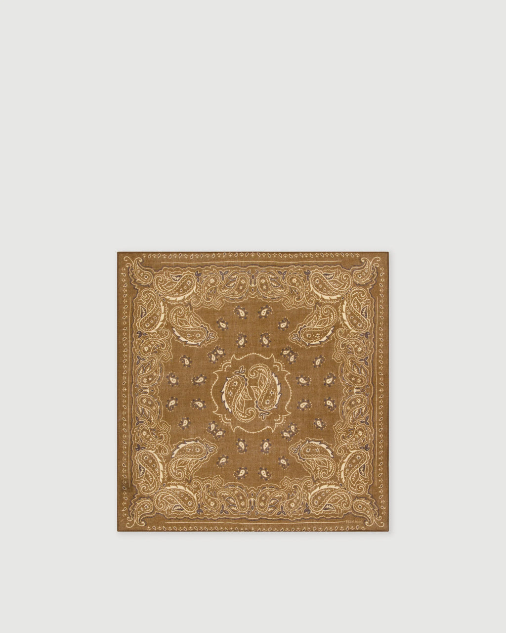Echarpe Bandana Paisley - Taupe