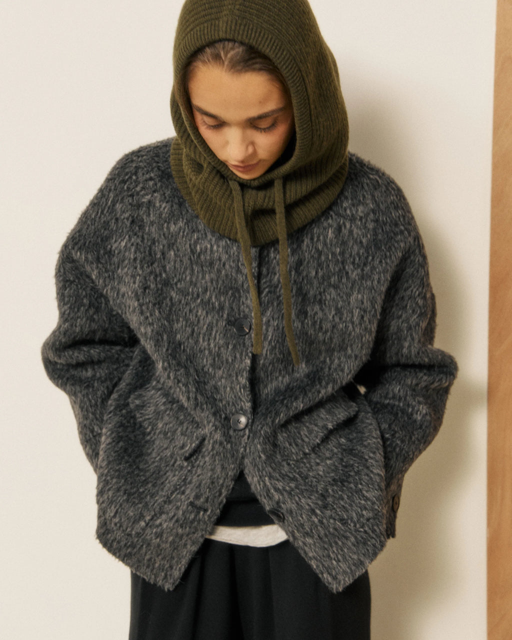 Cagoule Messie - Kaki