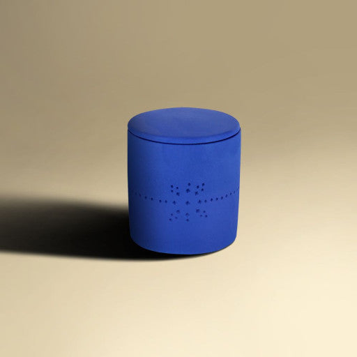 Bougie izza bleu S