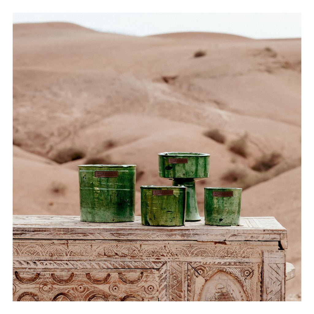 Bougie tamegroute verte - S
