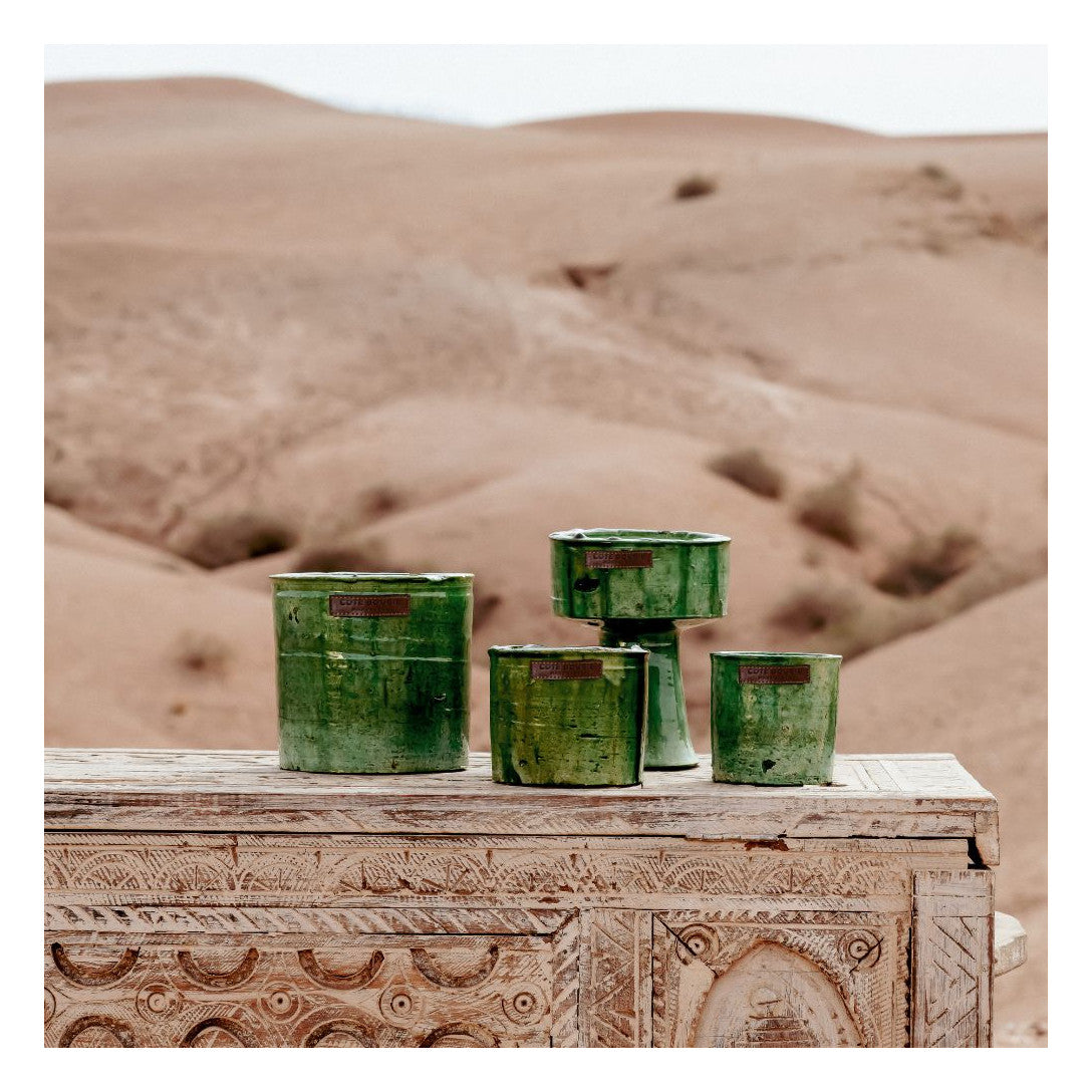 Bougie tamegroute verte - S