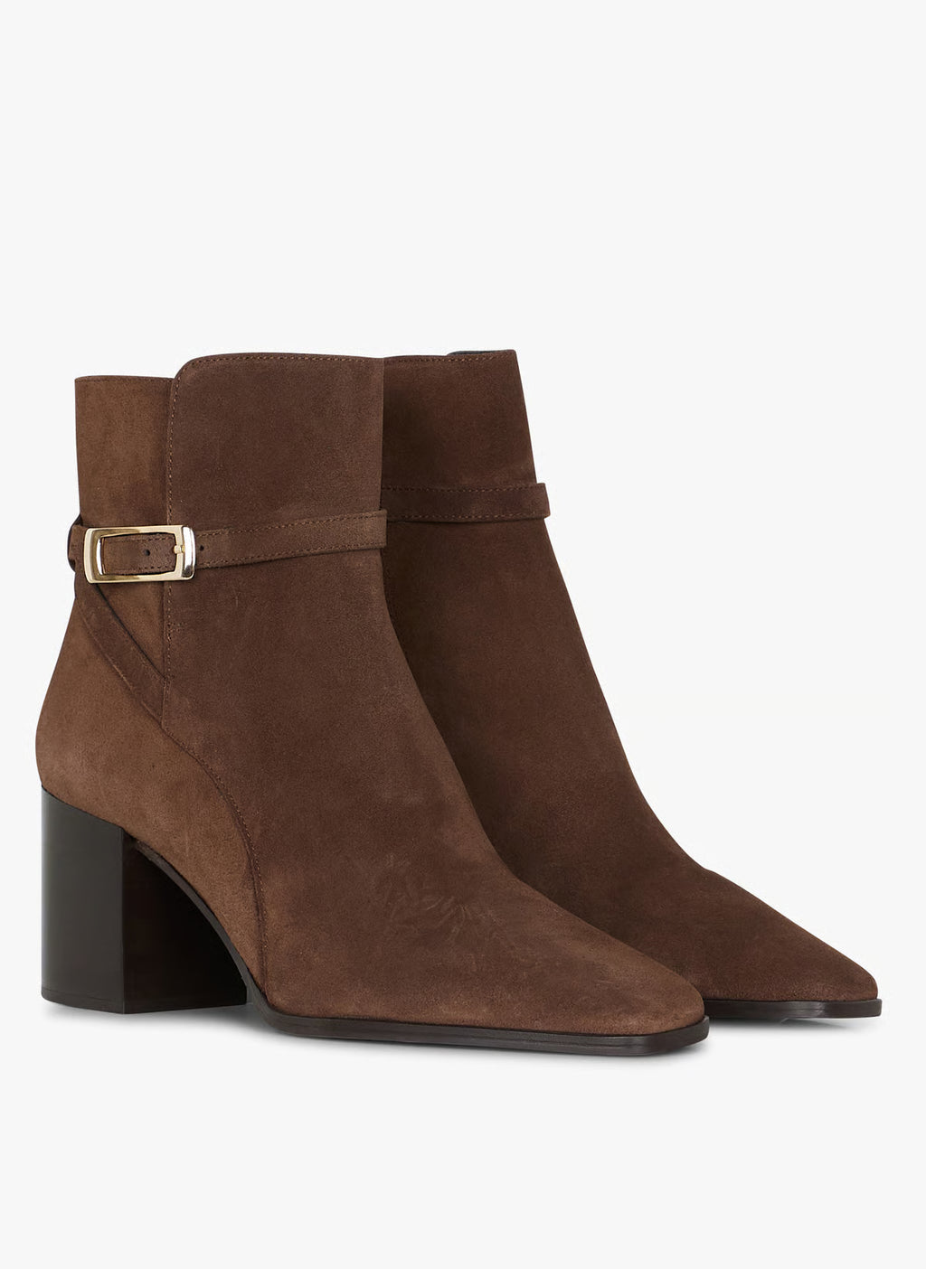 Bottines N°668 - suede marron