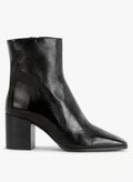 Bottines N°670 - cuir vernis noir
