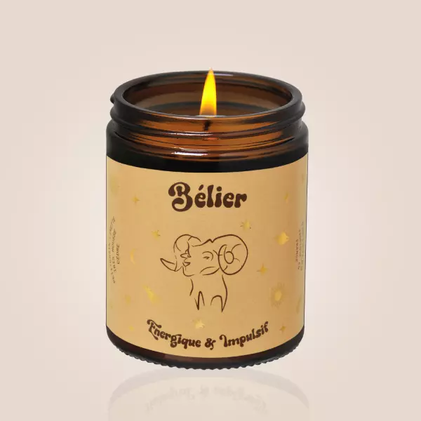 Bougie astro - belier - 140g