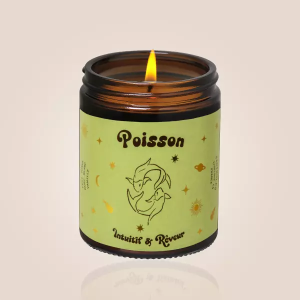 Bougie astro - poisson - 140g