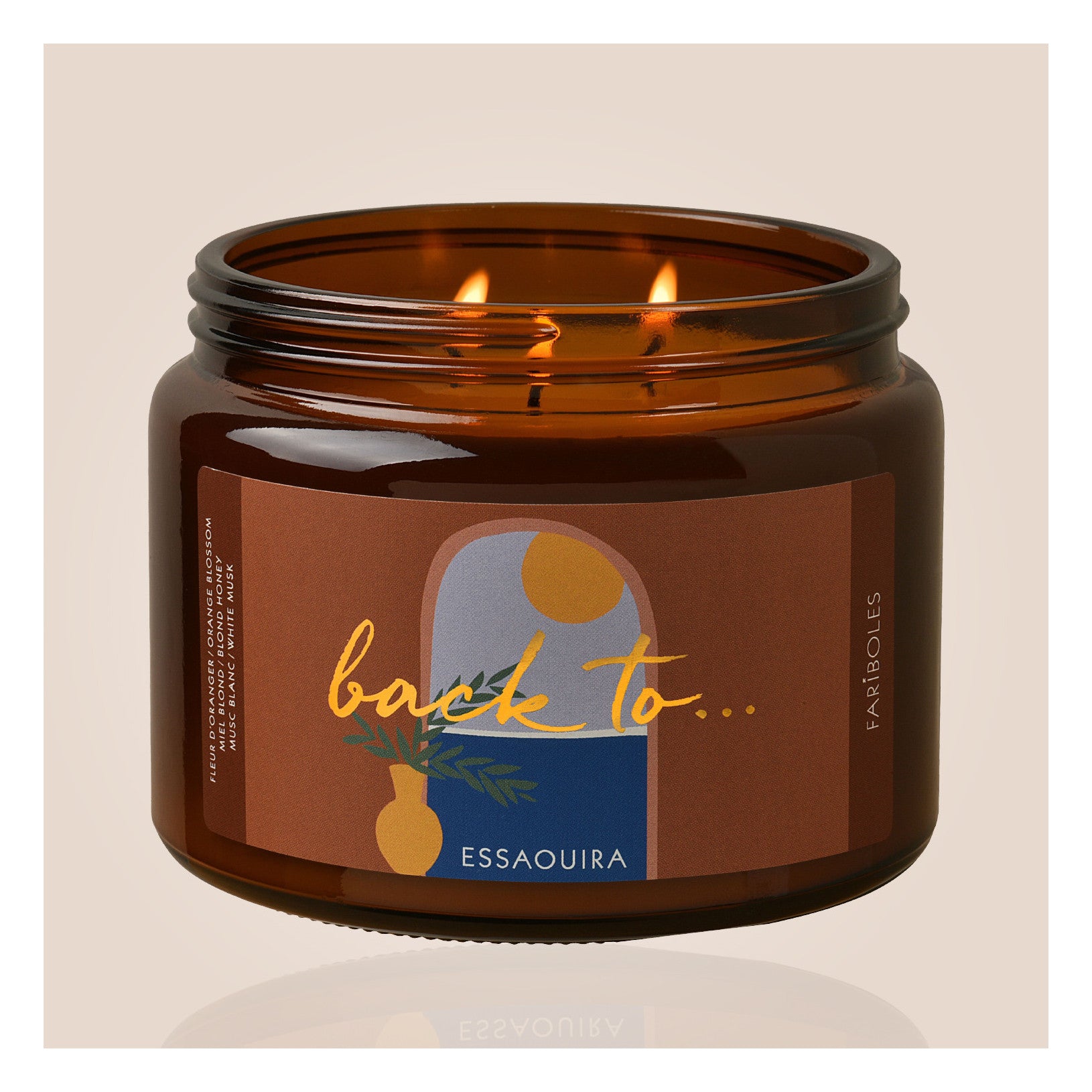 Bougie back to..... essaouira 400g