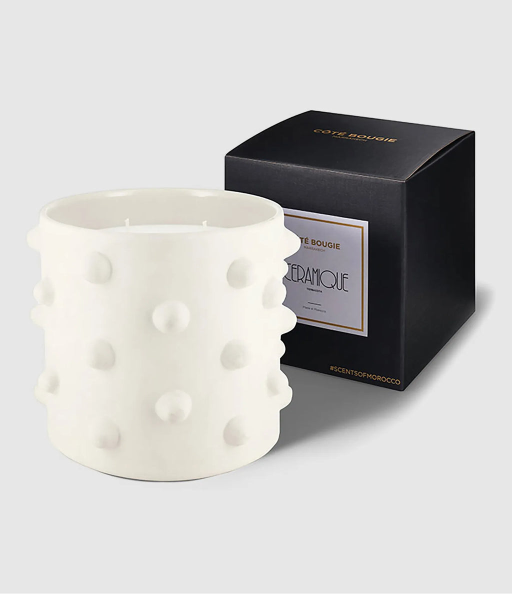 Bougie itto blanc taille L