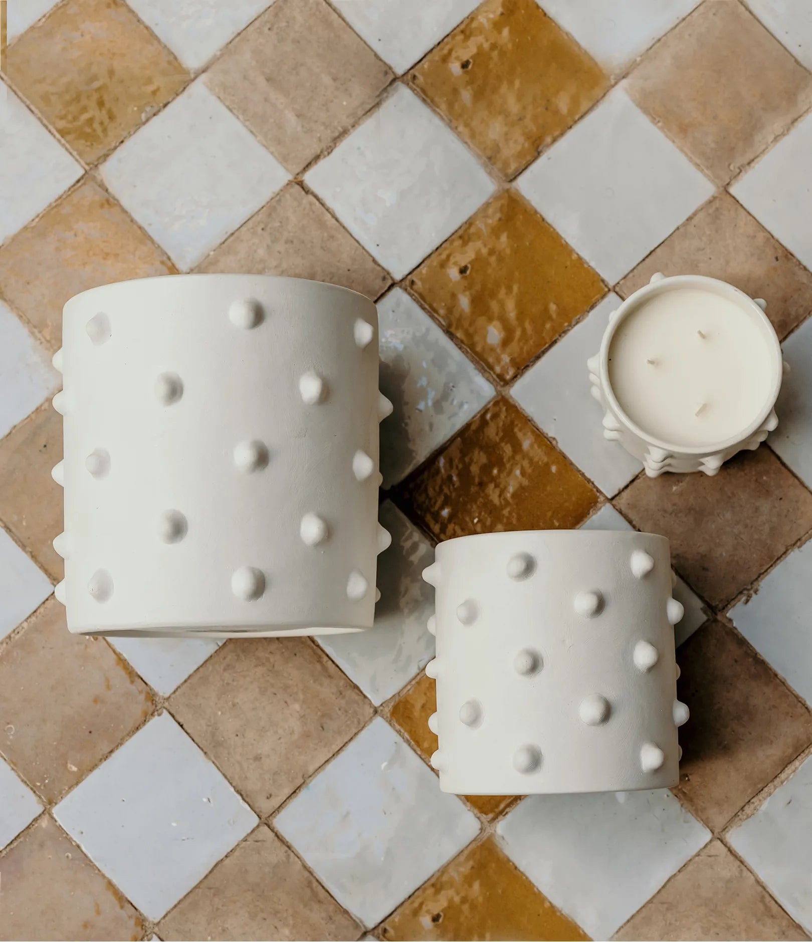 Bougie itto blanc taille L