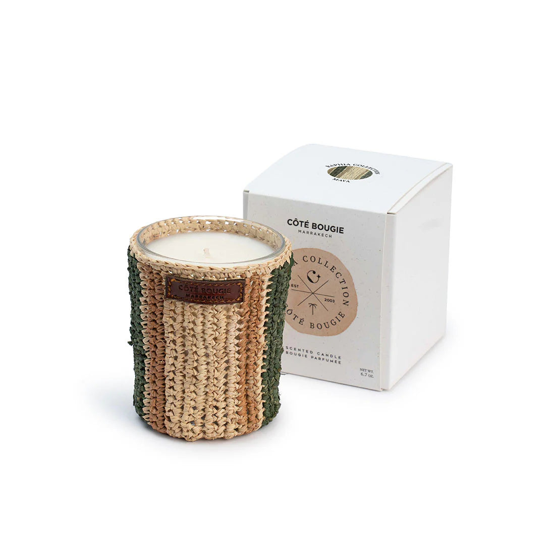 Bougie raphia maya - S