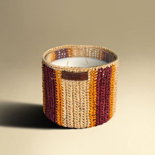 Bougie raphia rim - S