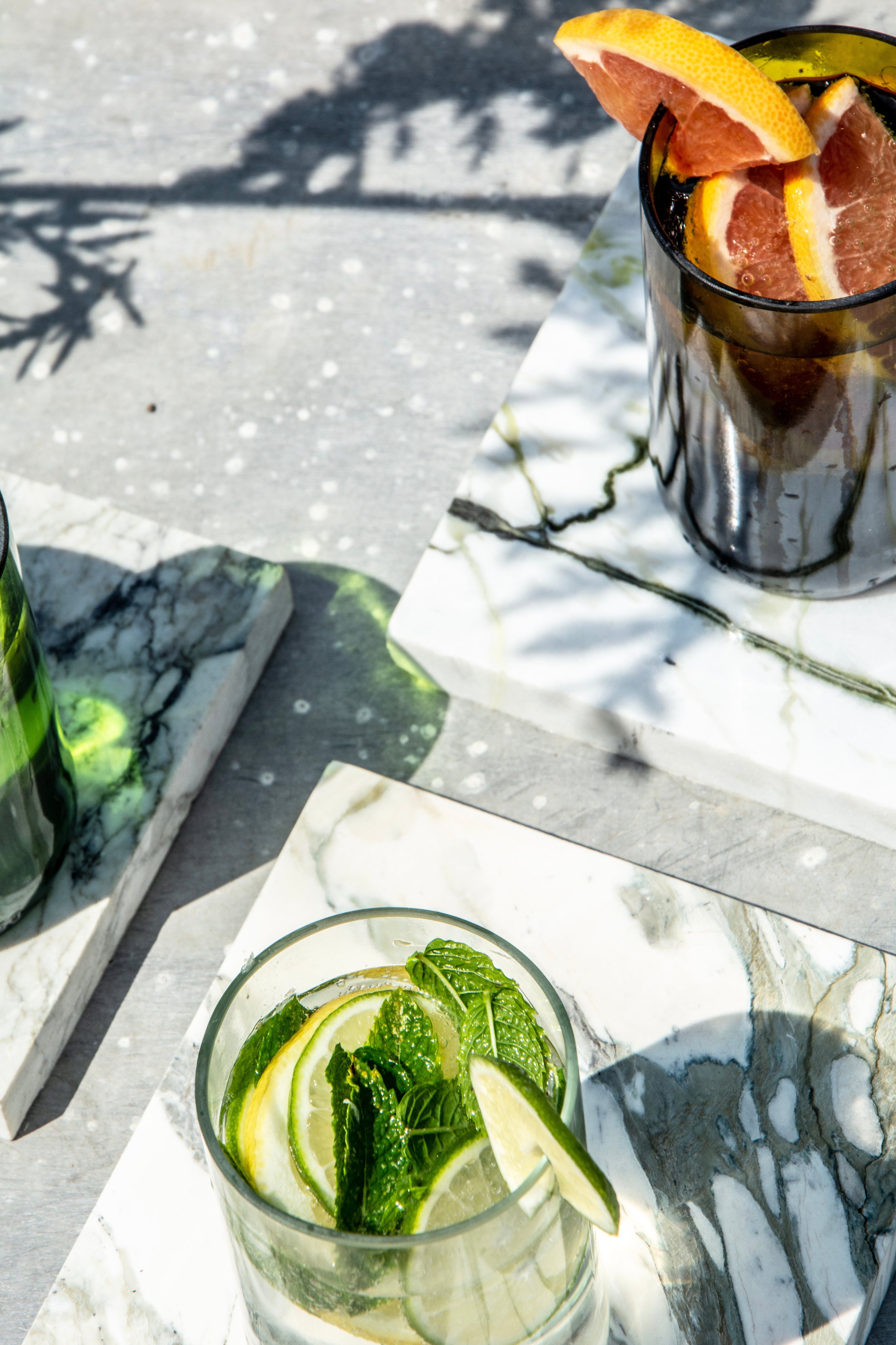 Verres long drink - blanc - 3