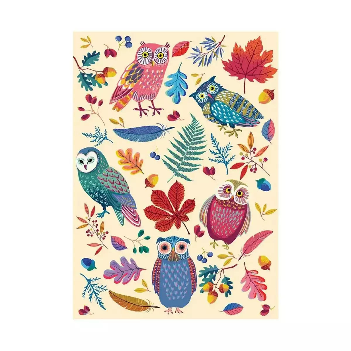 Cahier a5 - hiboux