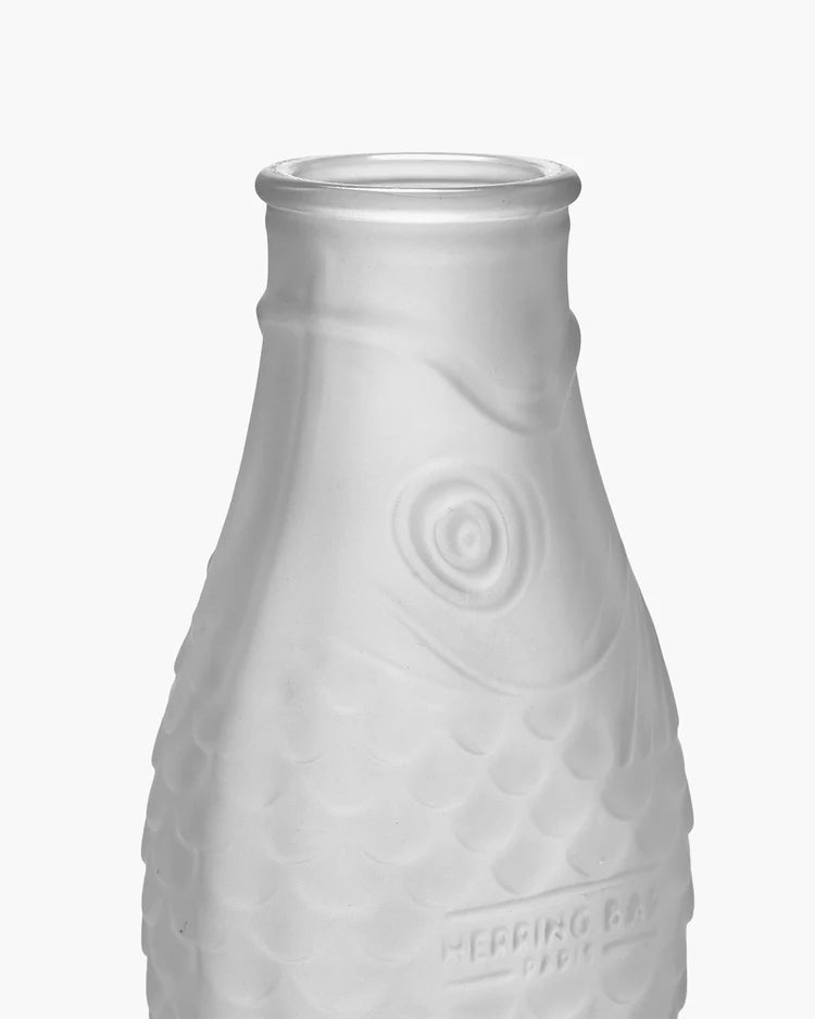 Carafe fish - frosted white