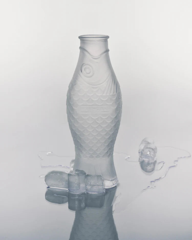Carafe fish - frosted white