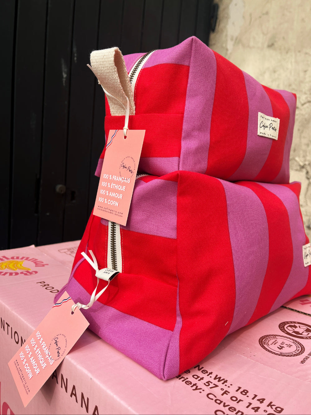 Trousse l paola rayures