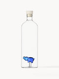 Bouteille hippopotame bleu