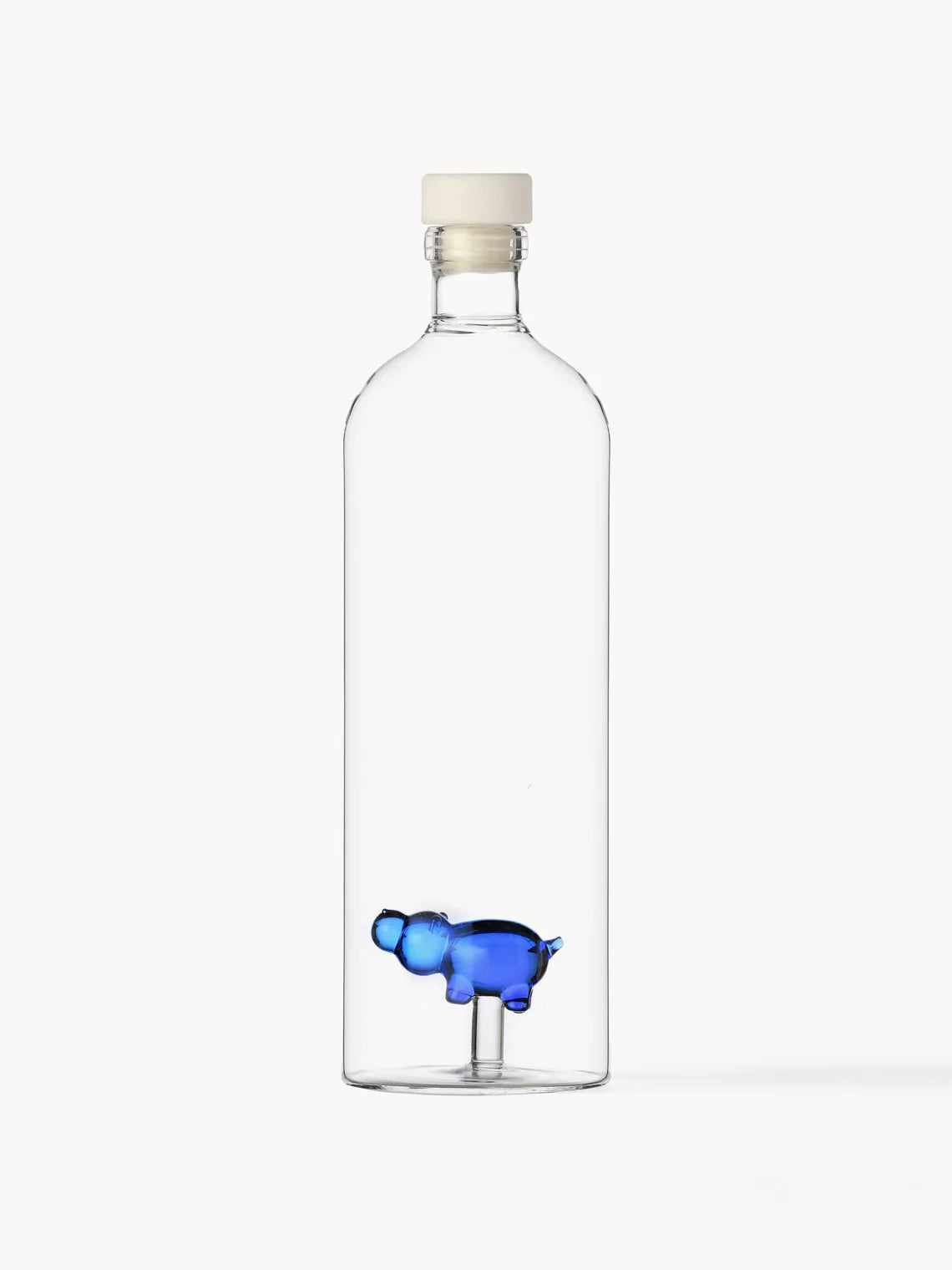 Bouteille hippopotame bleu