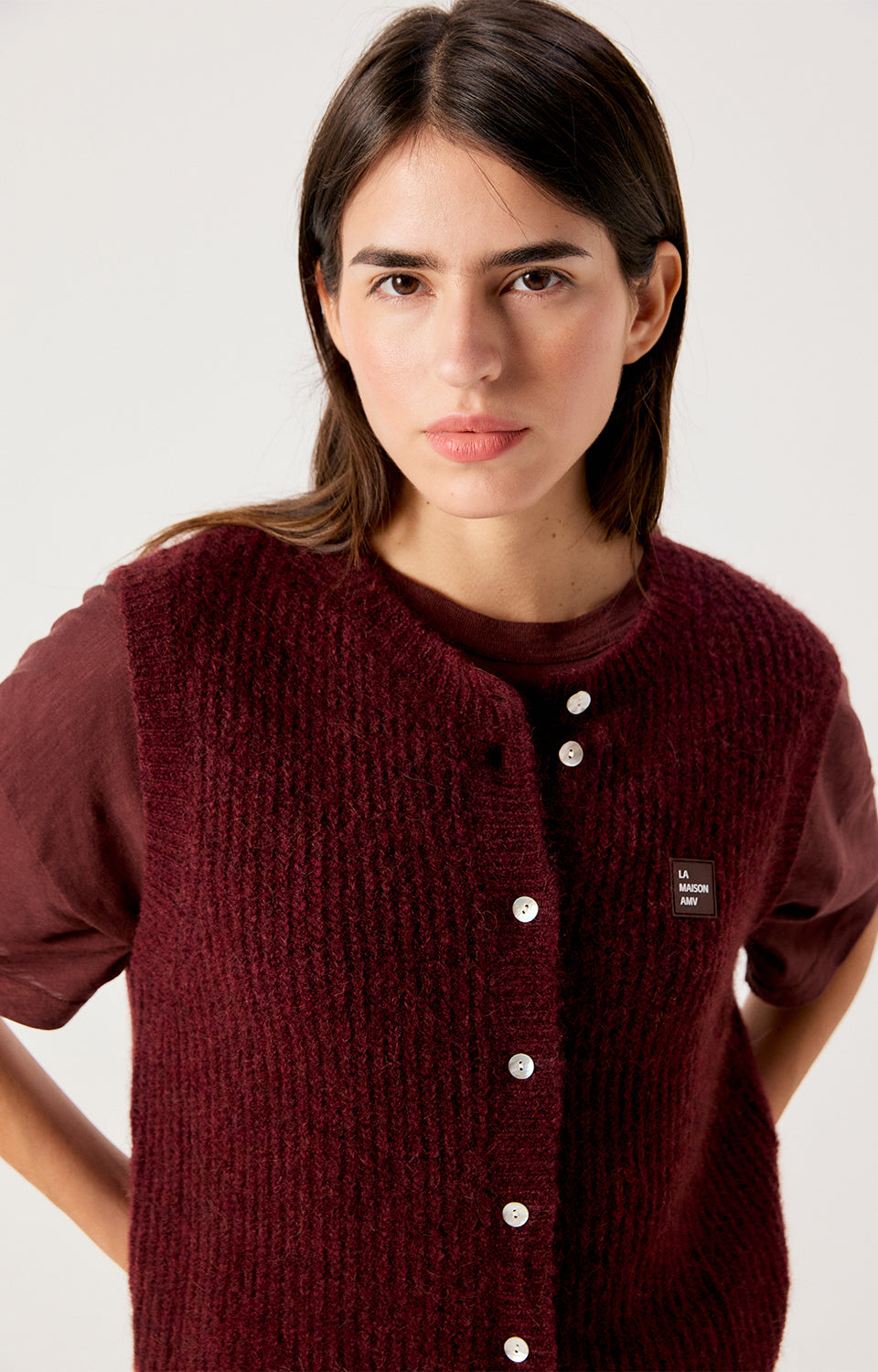 Gilet East - Acerola Chiné