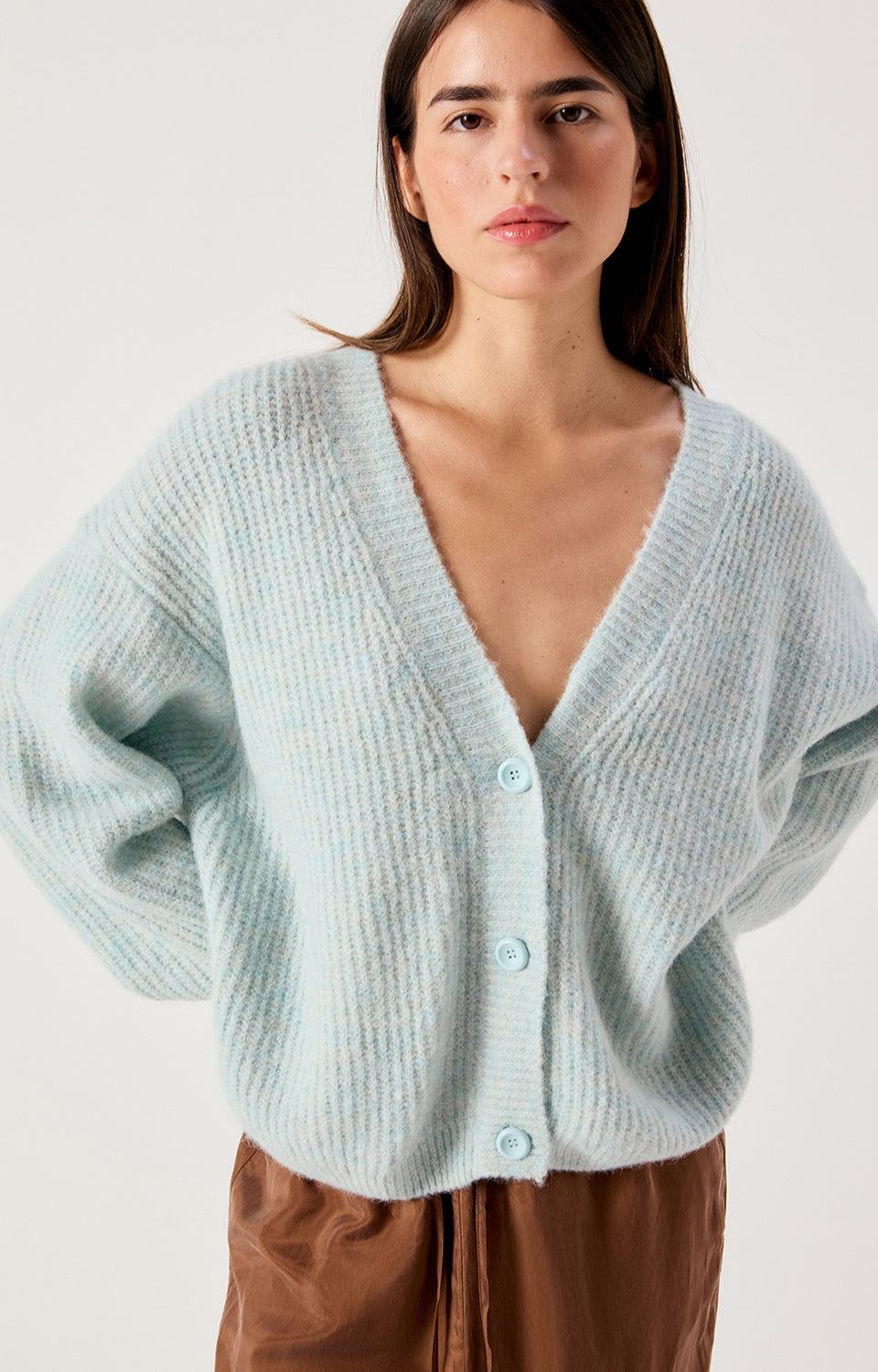 Gilet court - Bruine Chine