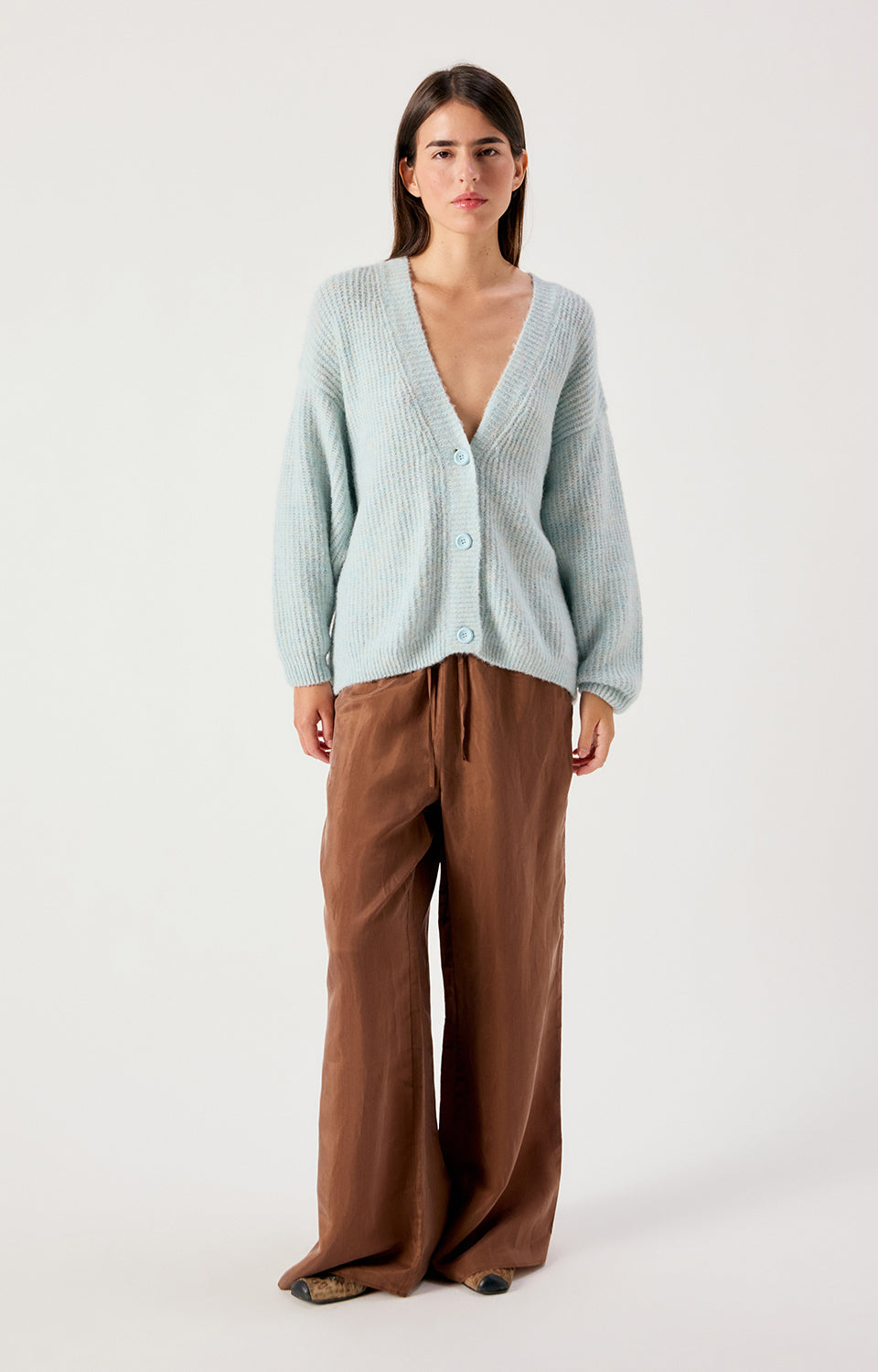 Gilet court - Bruine Chine
