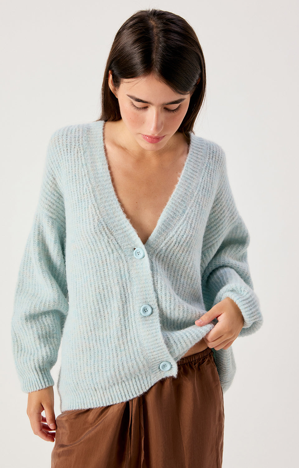Gilet court - Bruine Chine