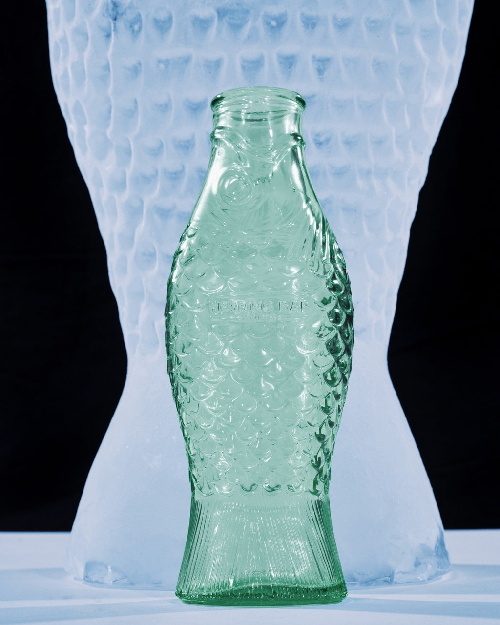 Carafe verte fish & fish - 2