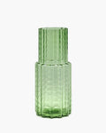Vase 05 vert transparent waves