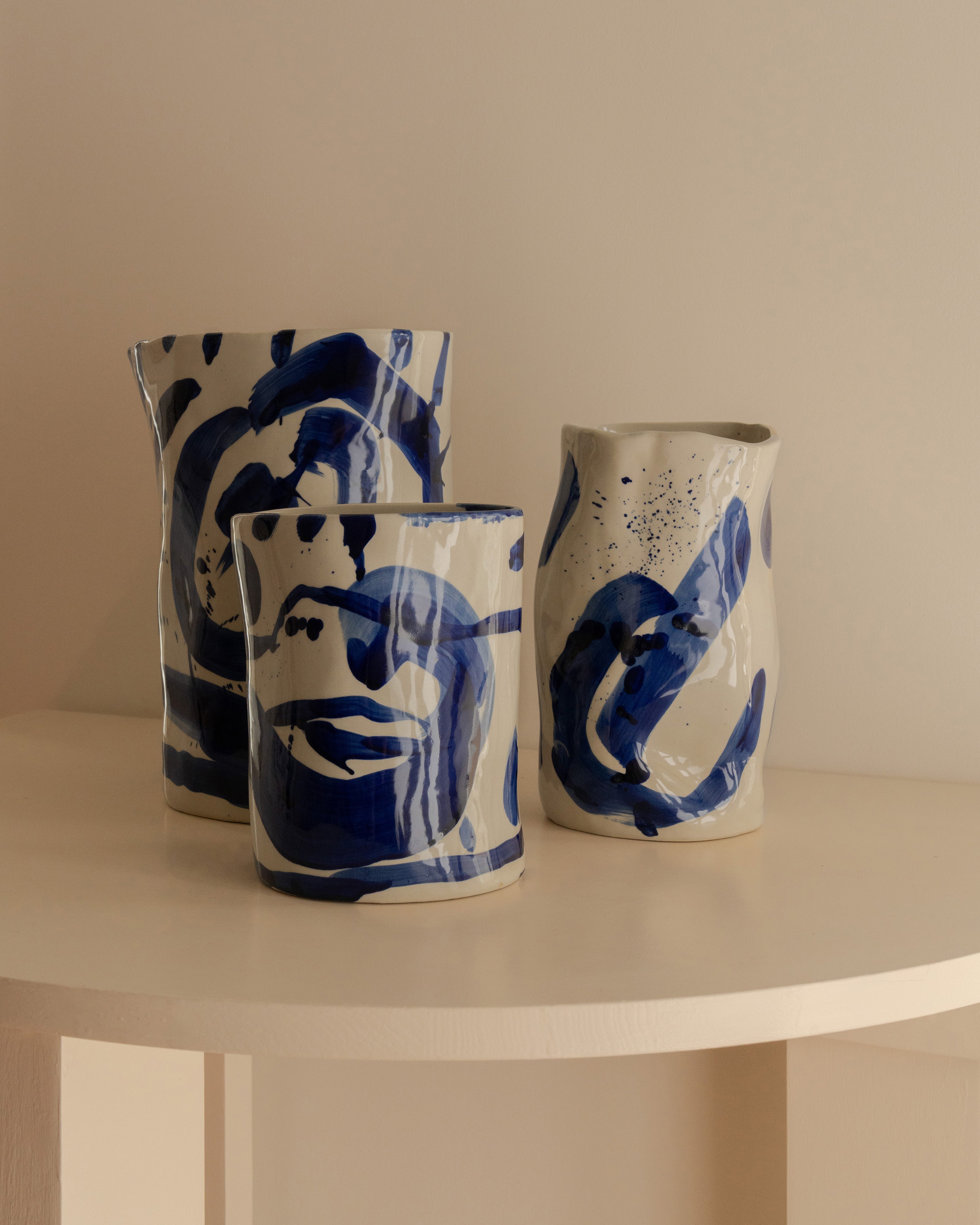 Vase s bleu sophia - 2