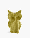 Vase hibou l jaune after midnight