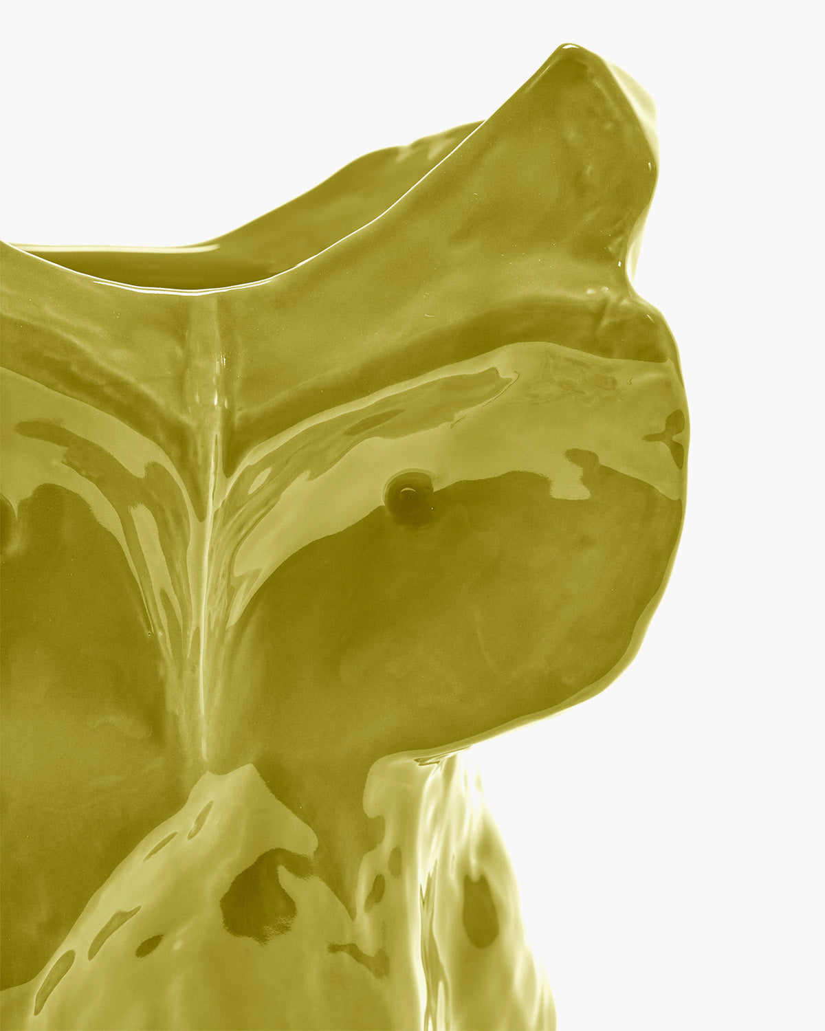 Vase hibou l jaune after midnight - 5