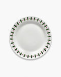 Plat de service rond vert - violet Charly
