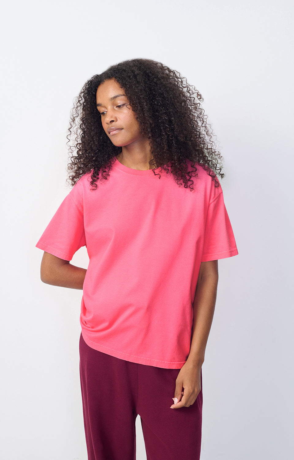 Tshirt fizvalley - Rose Fluo