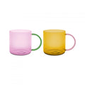 Fred jaune - Mug en verre borosilicate