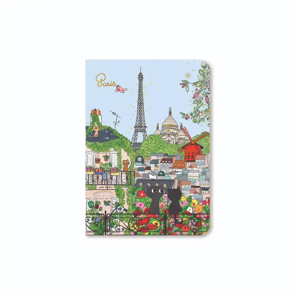 Mini carnet - paris au balcon