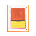 Cadre photo couleur flame