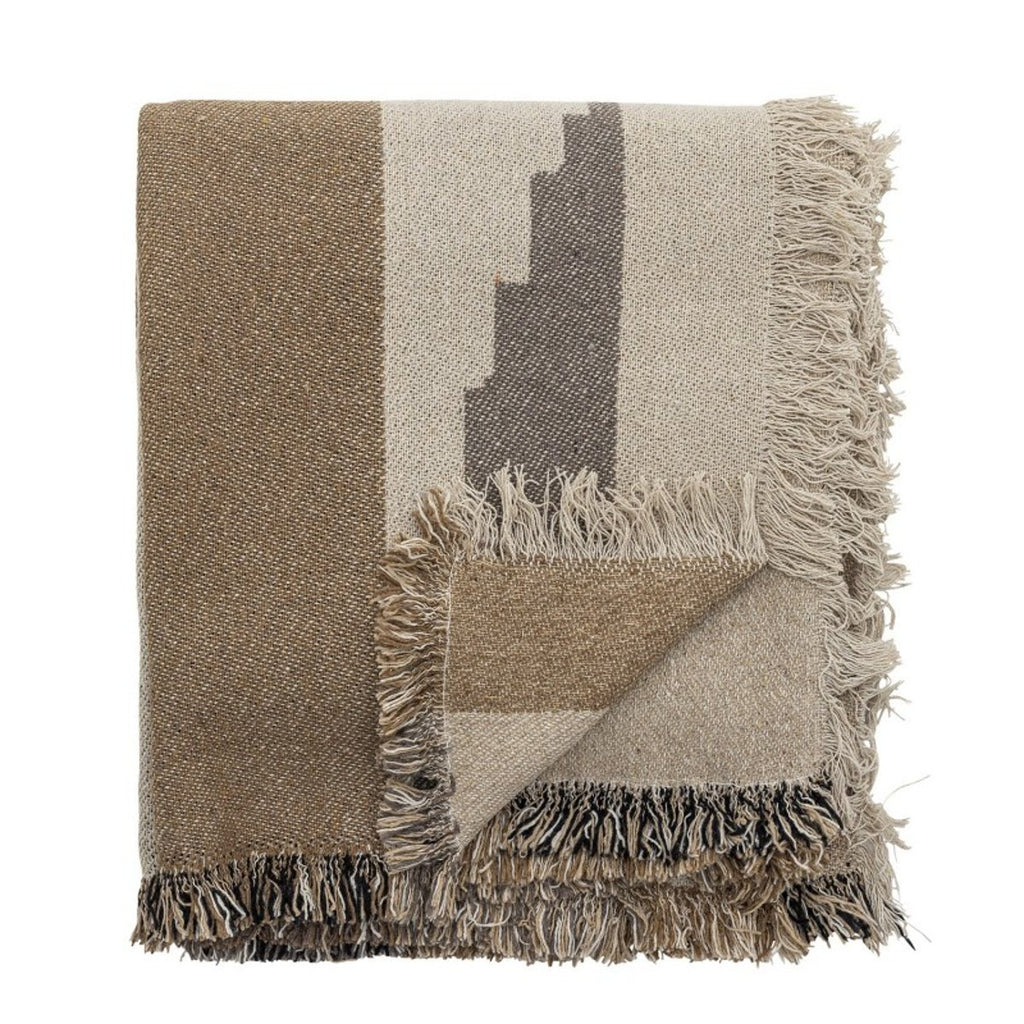 MAJI Plaid en coton recyclé