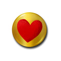 Mini badge - coeur
