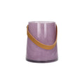 PAULA M - Lanterne verre - cuir
