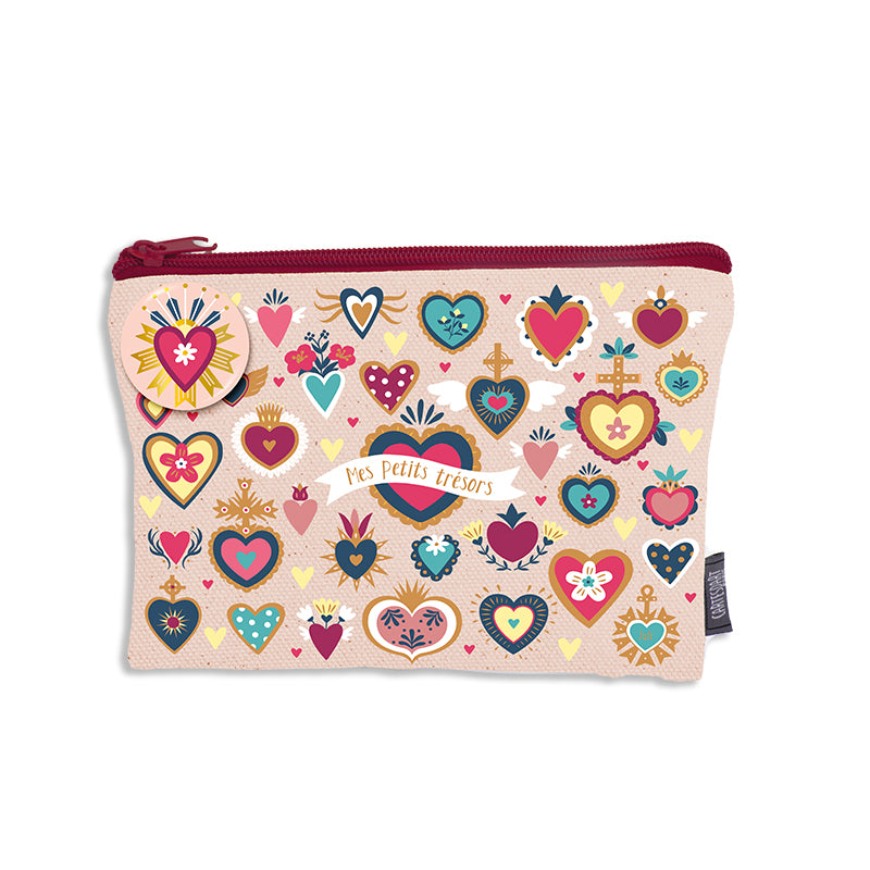 Trousse - ex voto coeurs