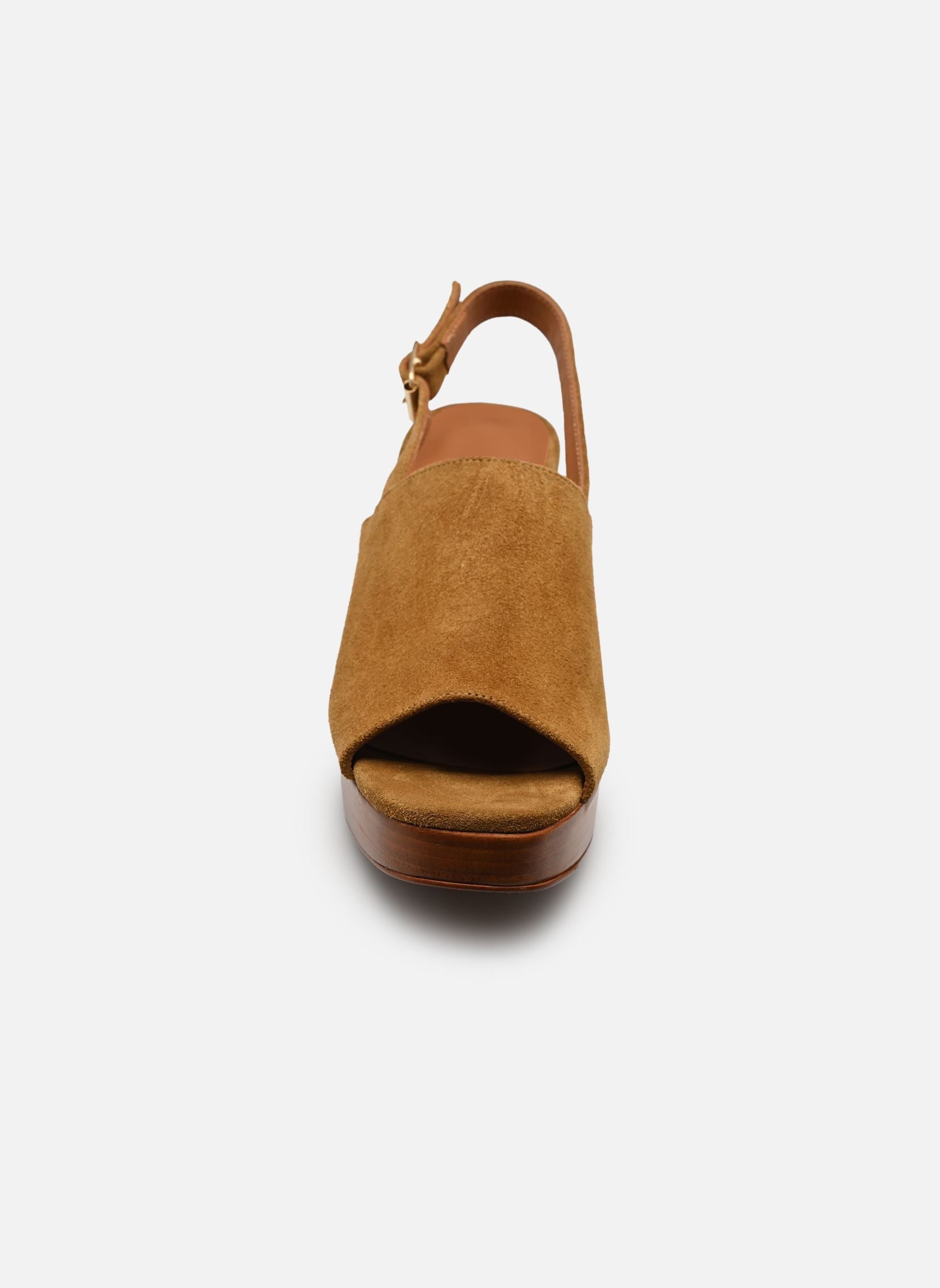 Plateformes n446 suede ecorce