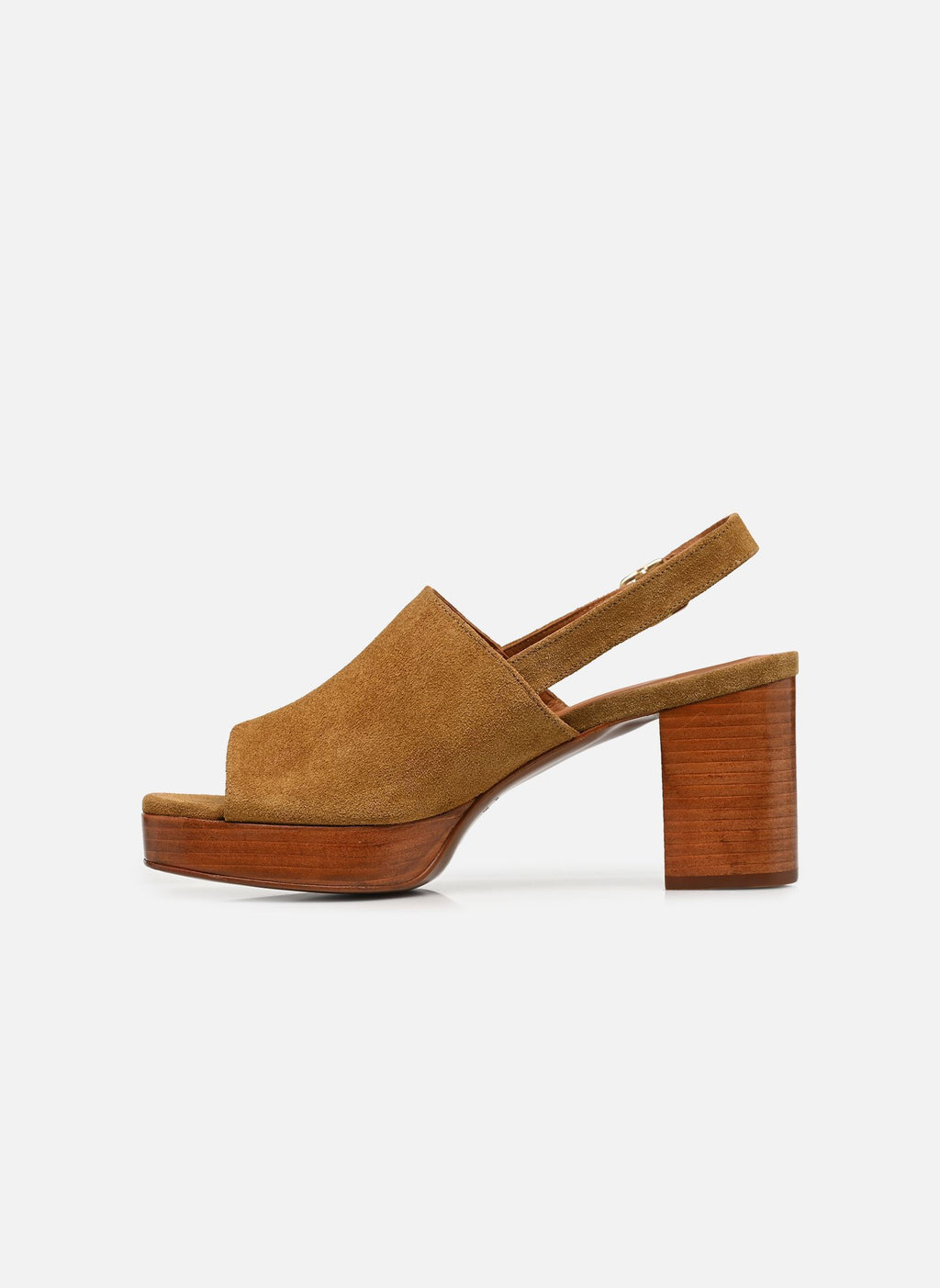 Plateformes n446 suede ecorce