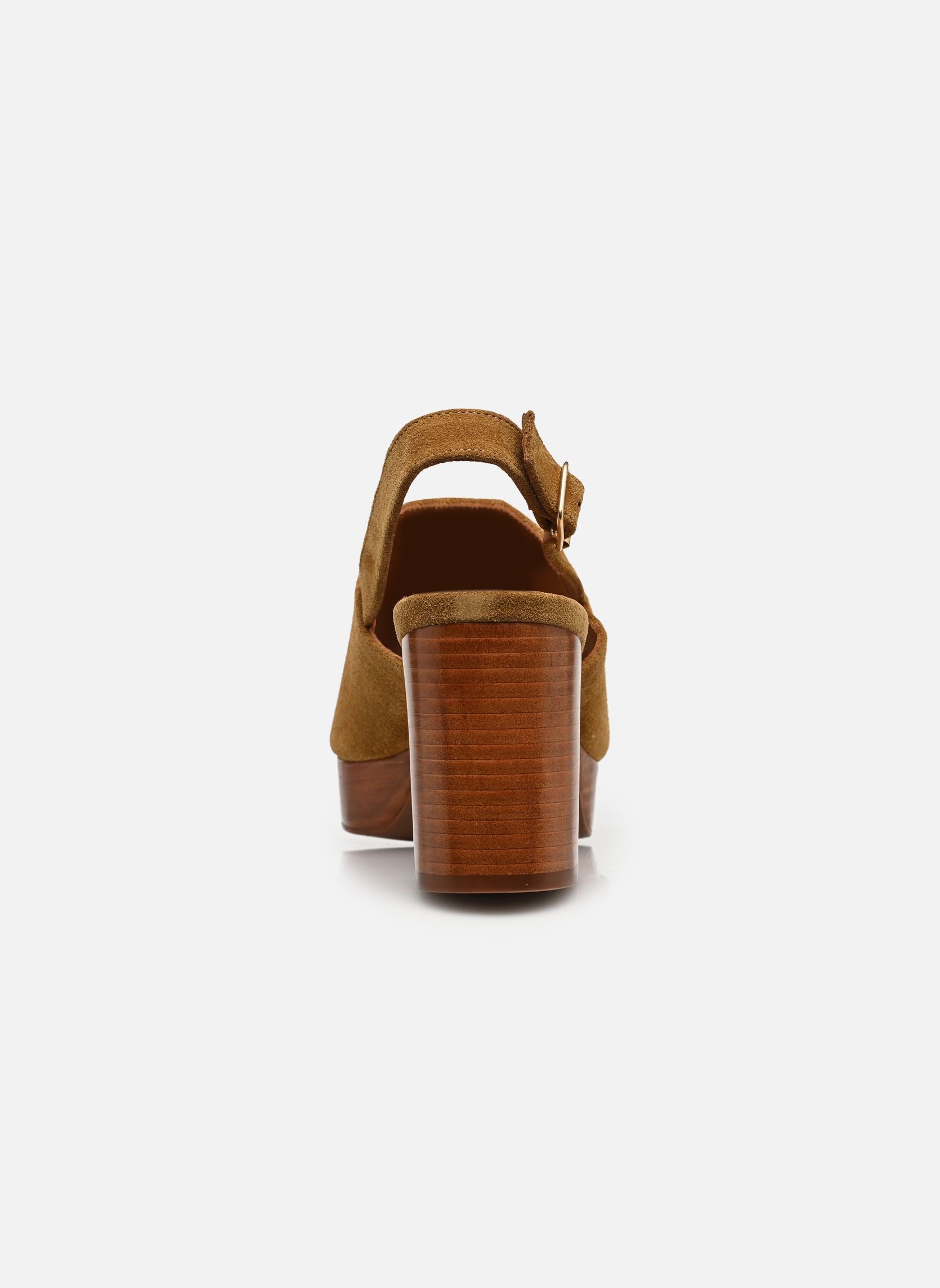 Plateformes n446 suede ecorce