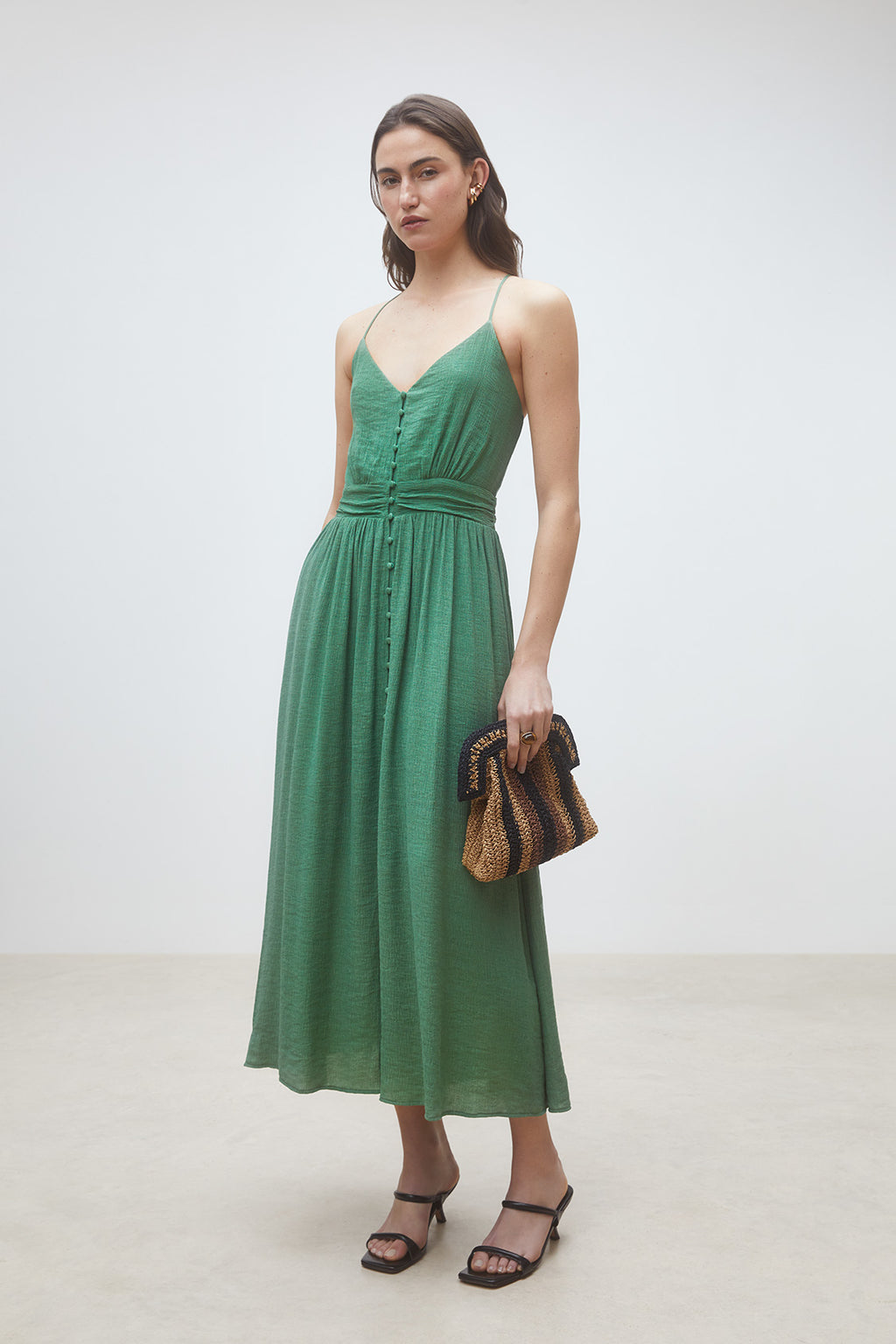 Robe crest vert