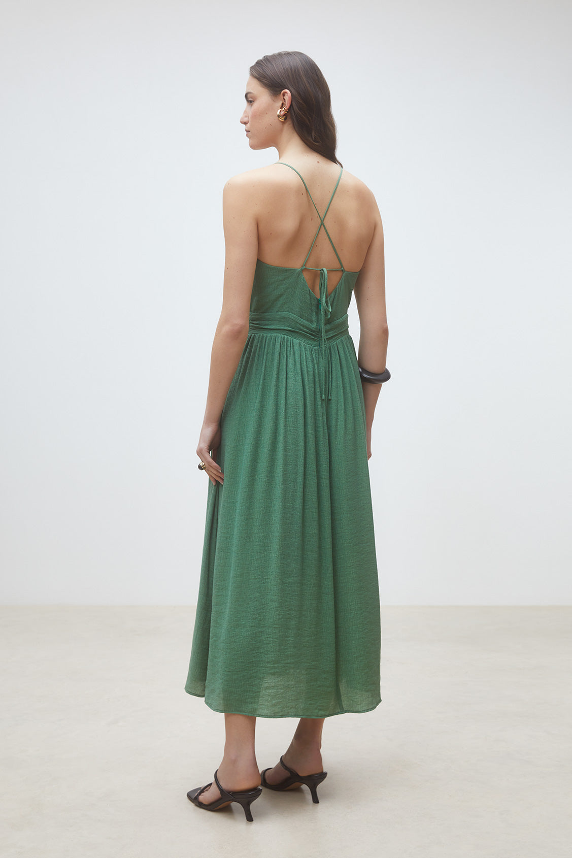 Robe crest vert