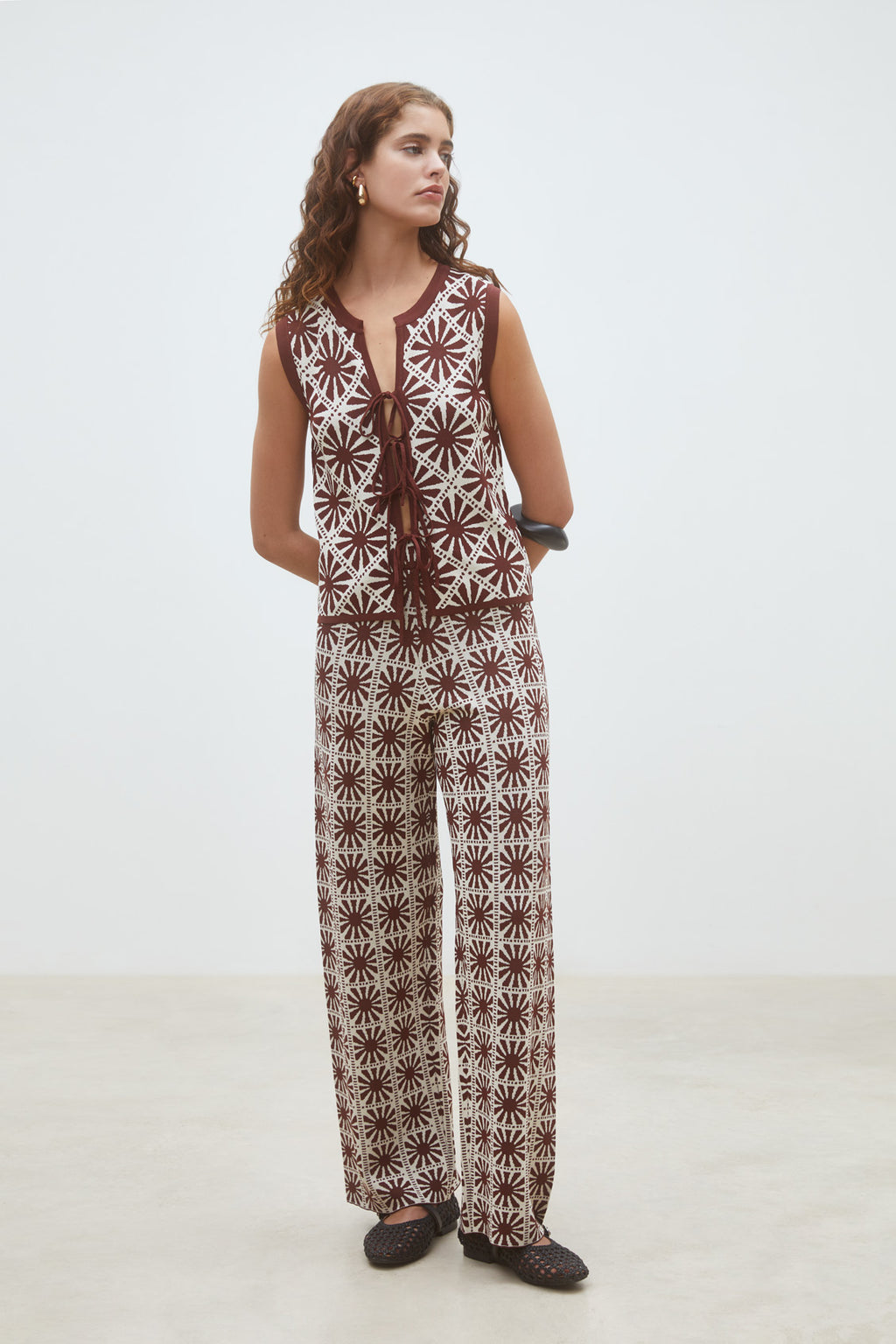 Pantalon jasper choco