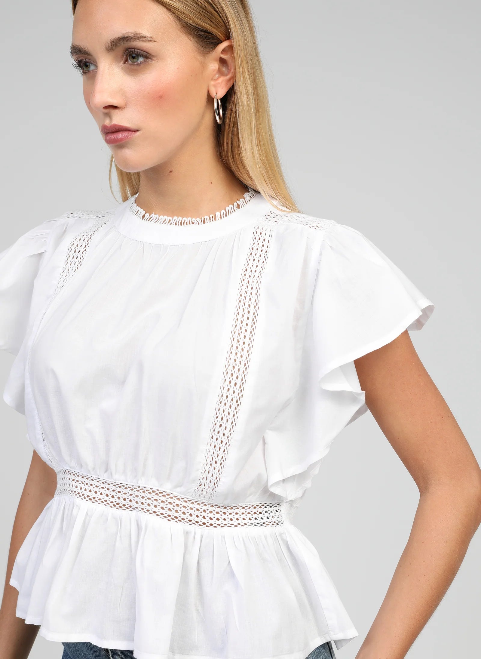 Blouse salekina - blanc
