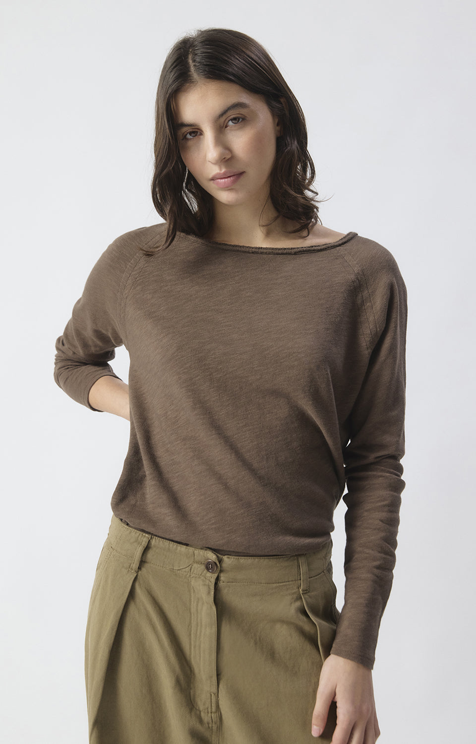 Tshirt Col Bateau - Sonoma Chataignier Vintage