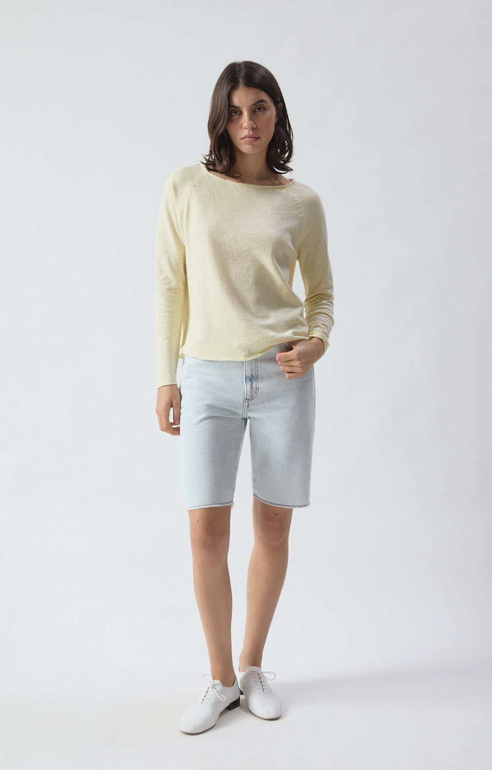 Tshirt Col Bateau - Sonoma Vanille vintage