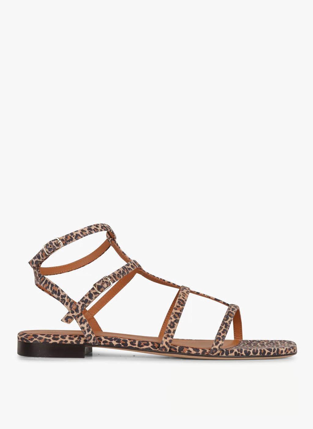Sandales N°210 - cuire imprimé leopard