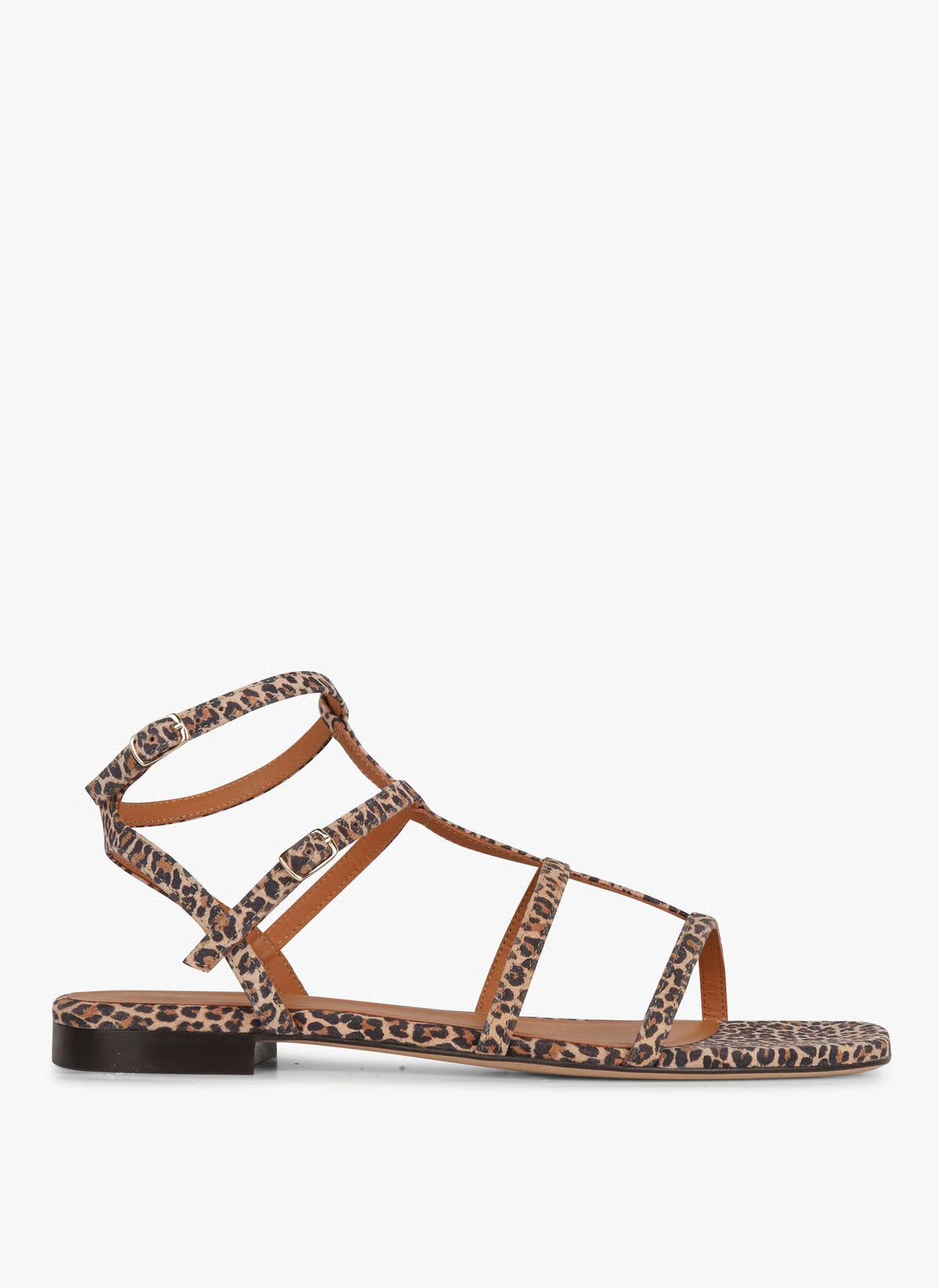 Sandales N°210 - cuire imprimé leopard